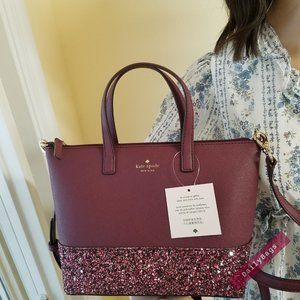 KATE SPADE INA GRETA CHERRYWOOD CROSSBODY